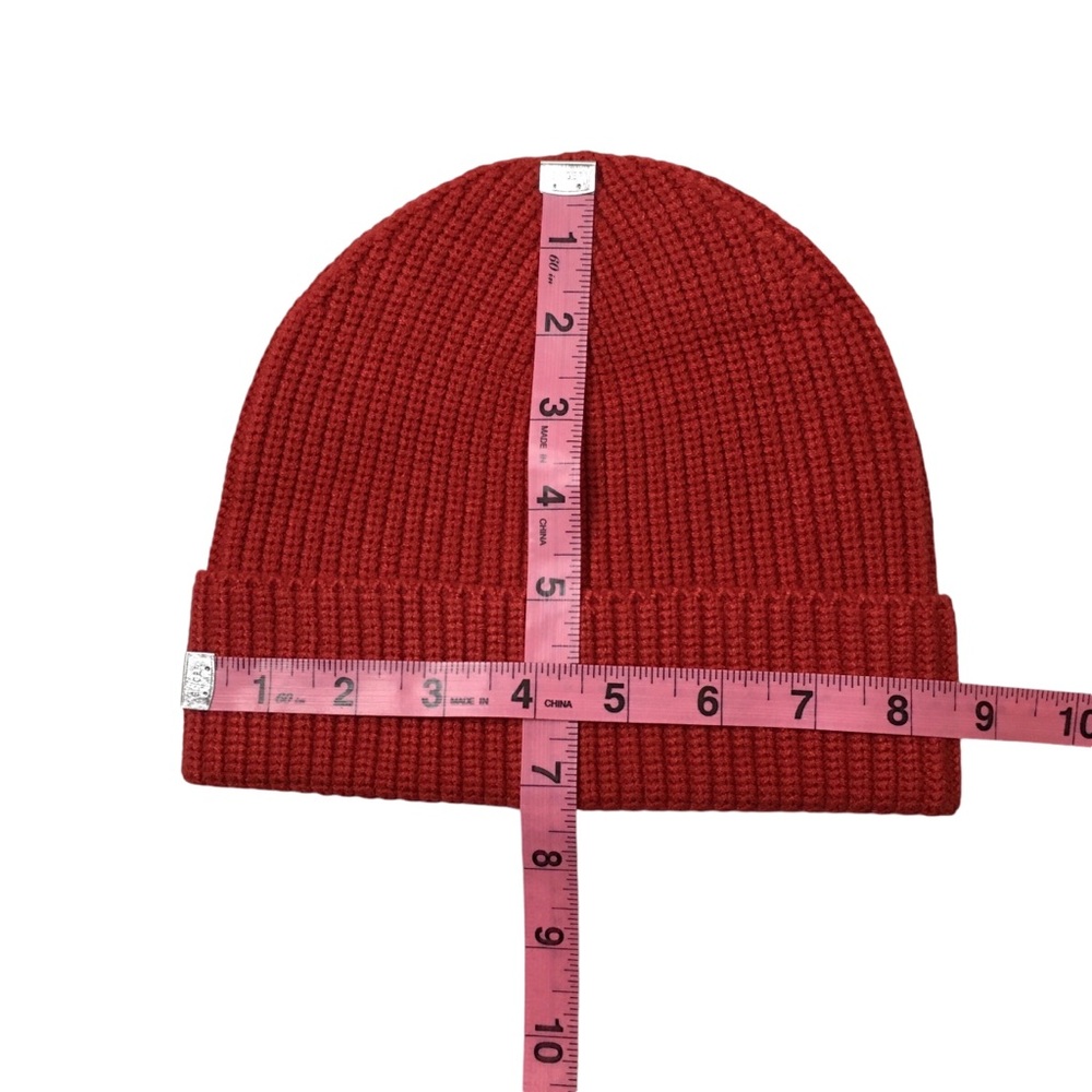 J.Crew Factory Red Ribbed Beanie - Picture 4 of 4